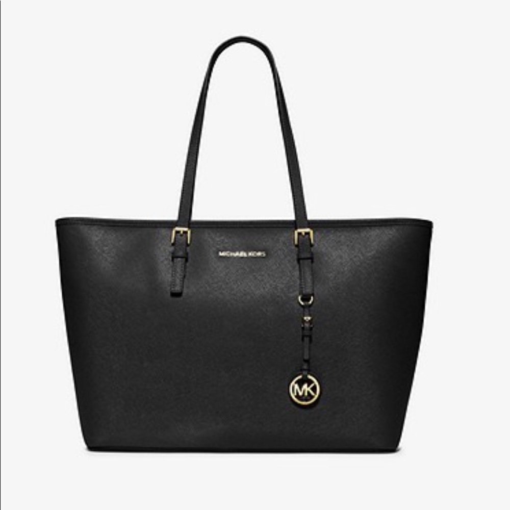 MK Jet Set Medium Saffiano Leather Travel Tote